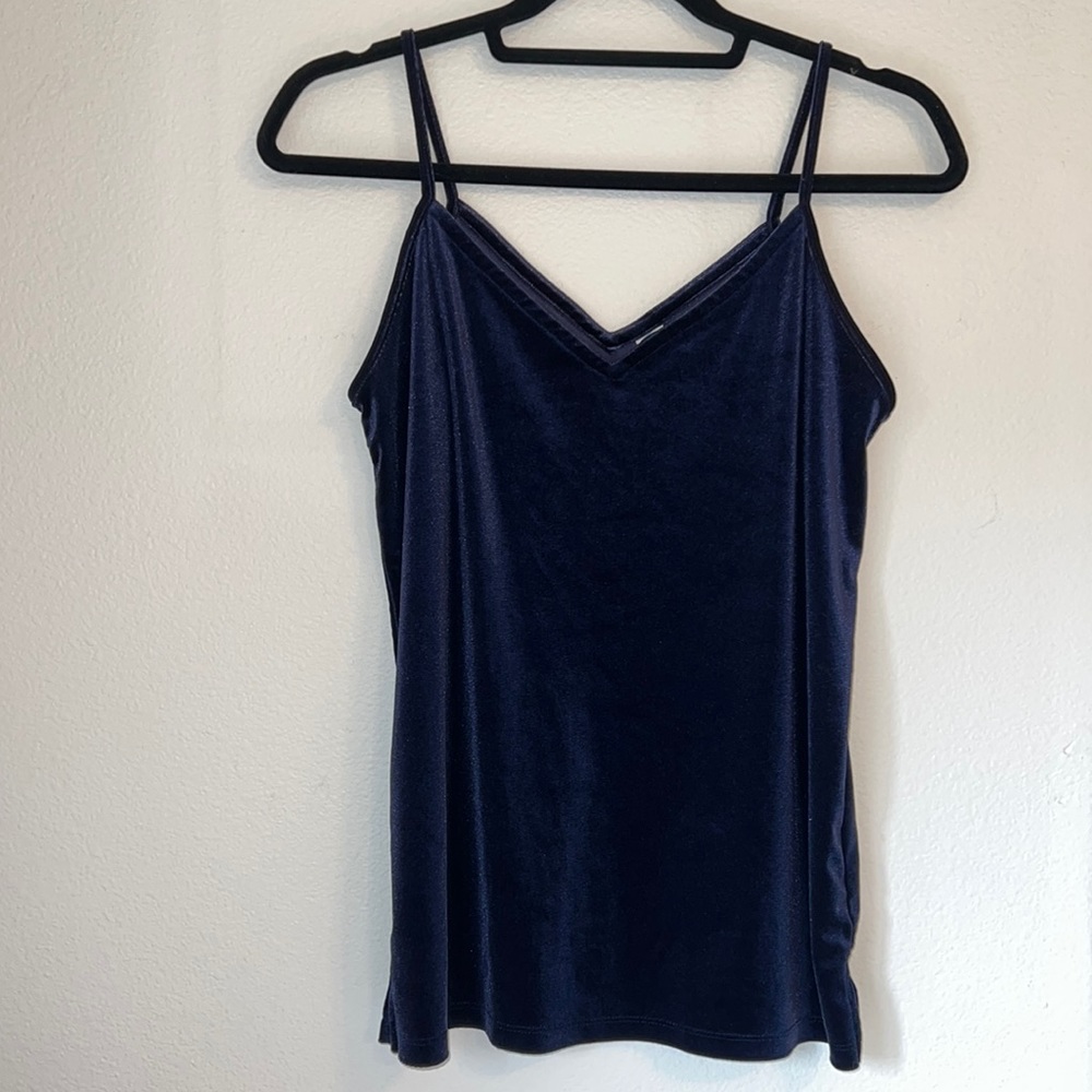 Old Navy Royal Blue Velvet Tank